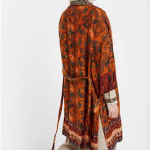 NEW Desigual safari kimono giraffe robe jacket Medium - Picture 4 of 15